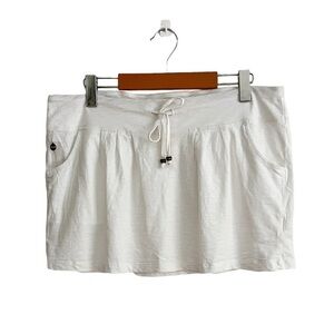 LOLE Organic Cotton Lightweight Active Tennis Skirt White